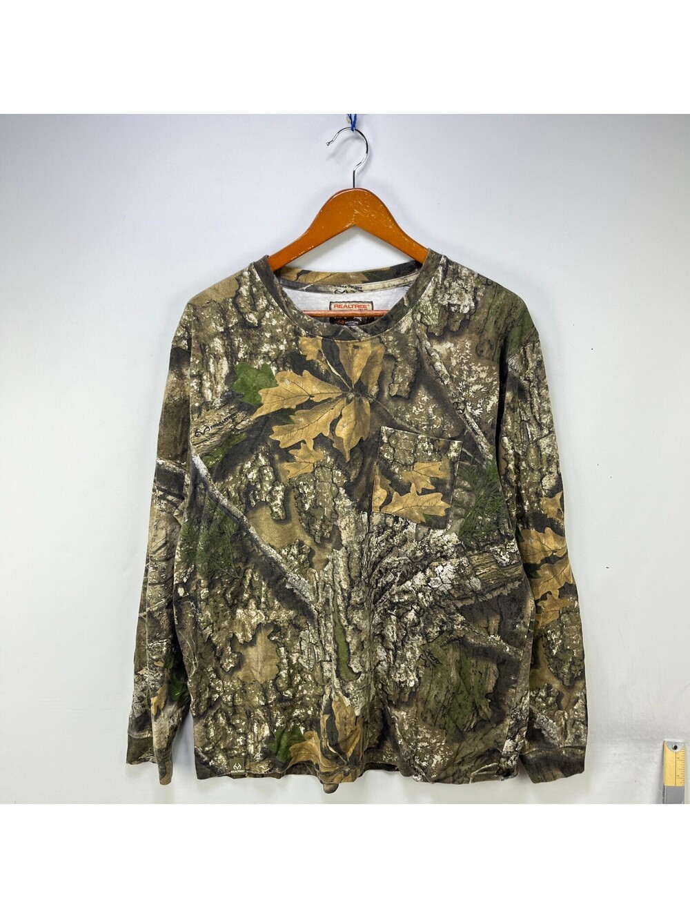 Vintage Real tree Camo Long Sleeve Pocket Shirt XL